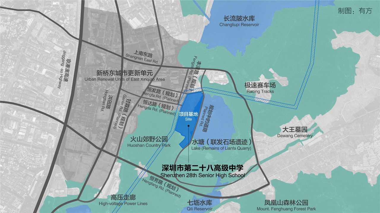 项目位置及范围示意图